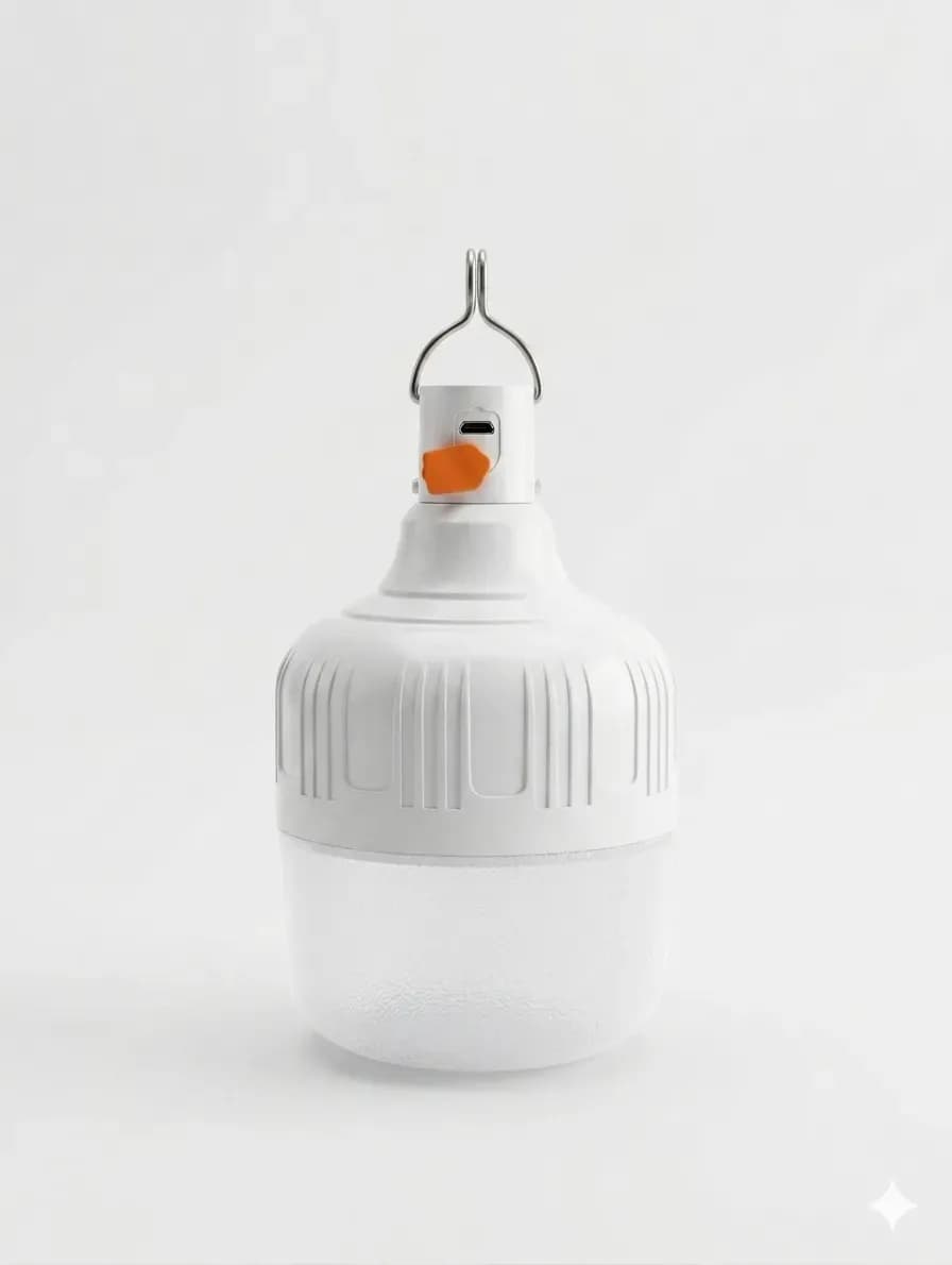 Bombillo recargable 100w