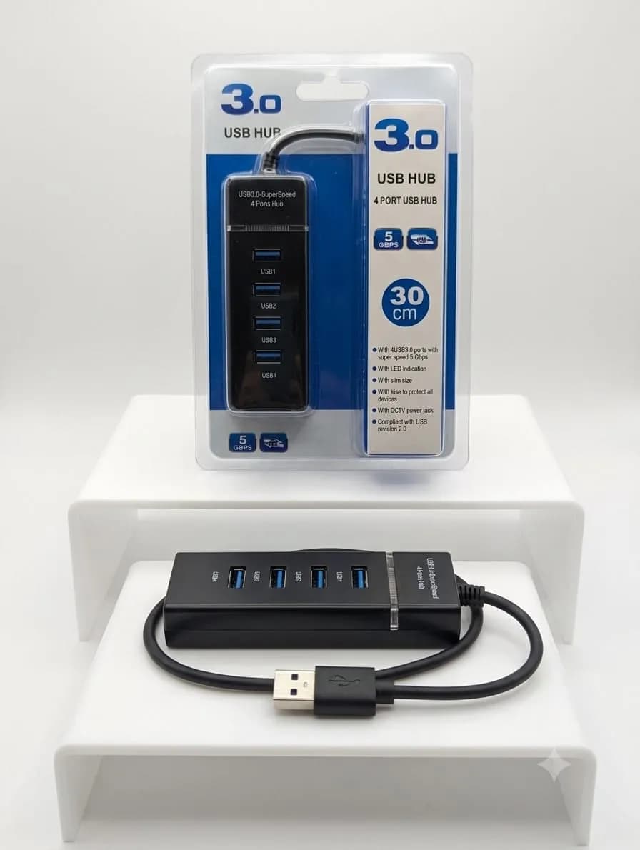 Hub USB 3.0 4 puertos