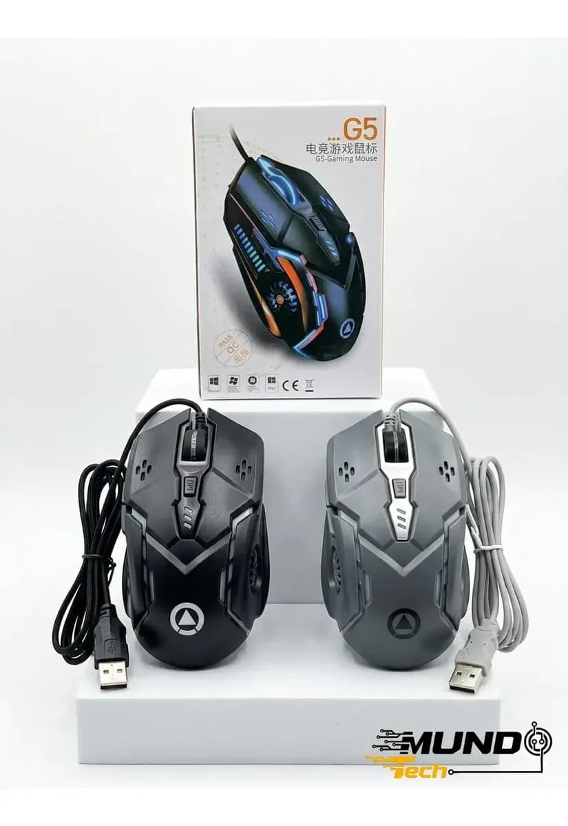 Mouse para Pc G5 5 botones RGB